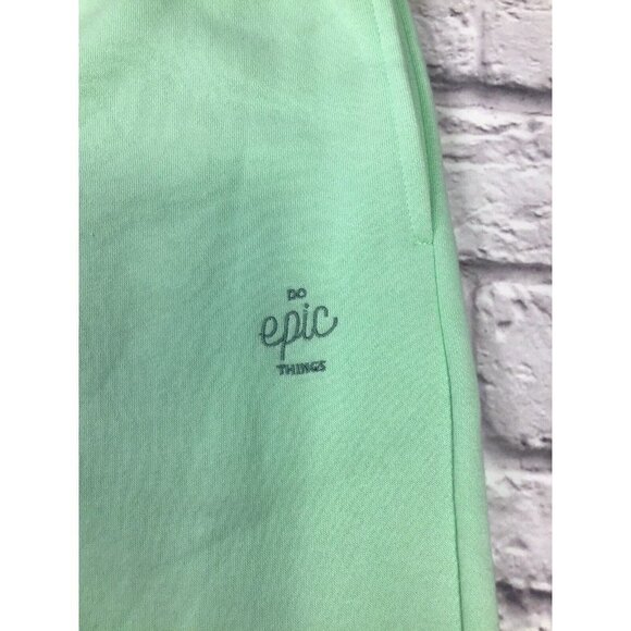 NEW ThereAbouts Girls Size Large 14 Wide Leg Green Sweat Pants - Picture 2 of 4